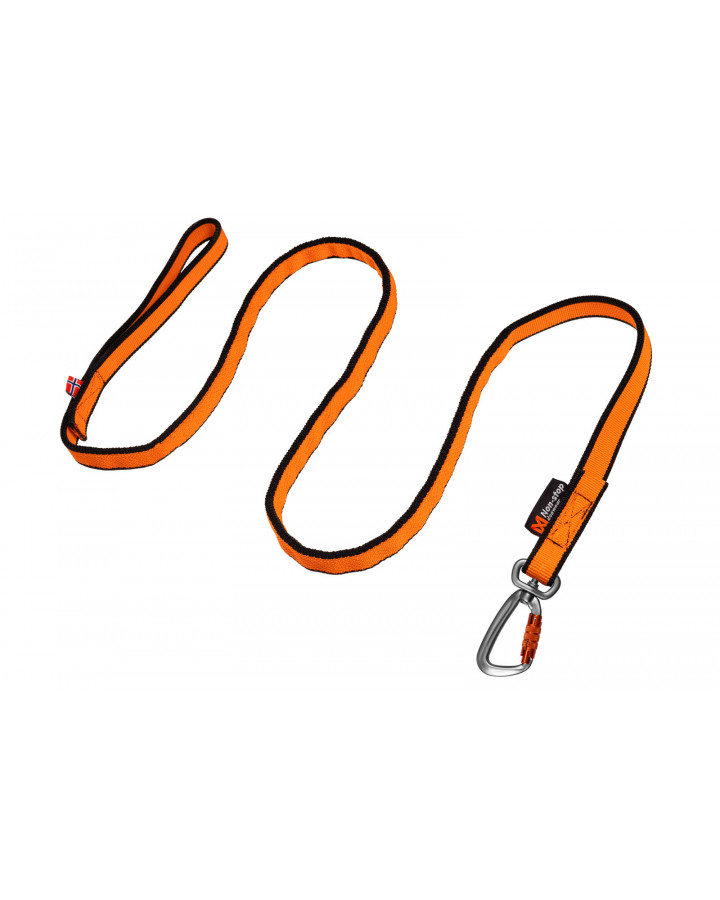 Non-stop Bungee Leash 2.0, black/orange